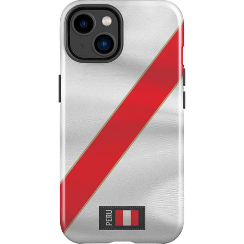 Peru Soccer Flag iPhone 15 Impact Case